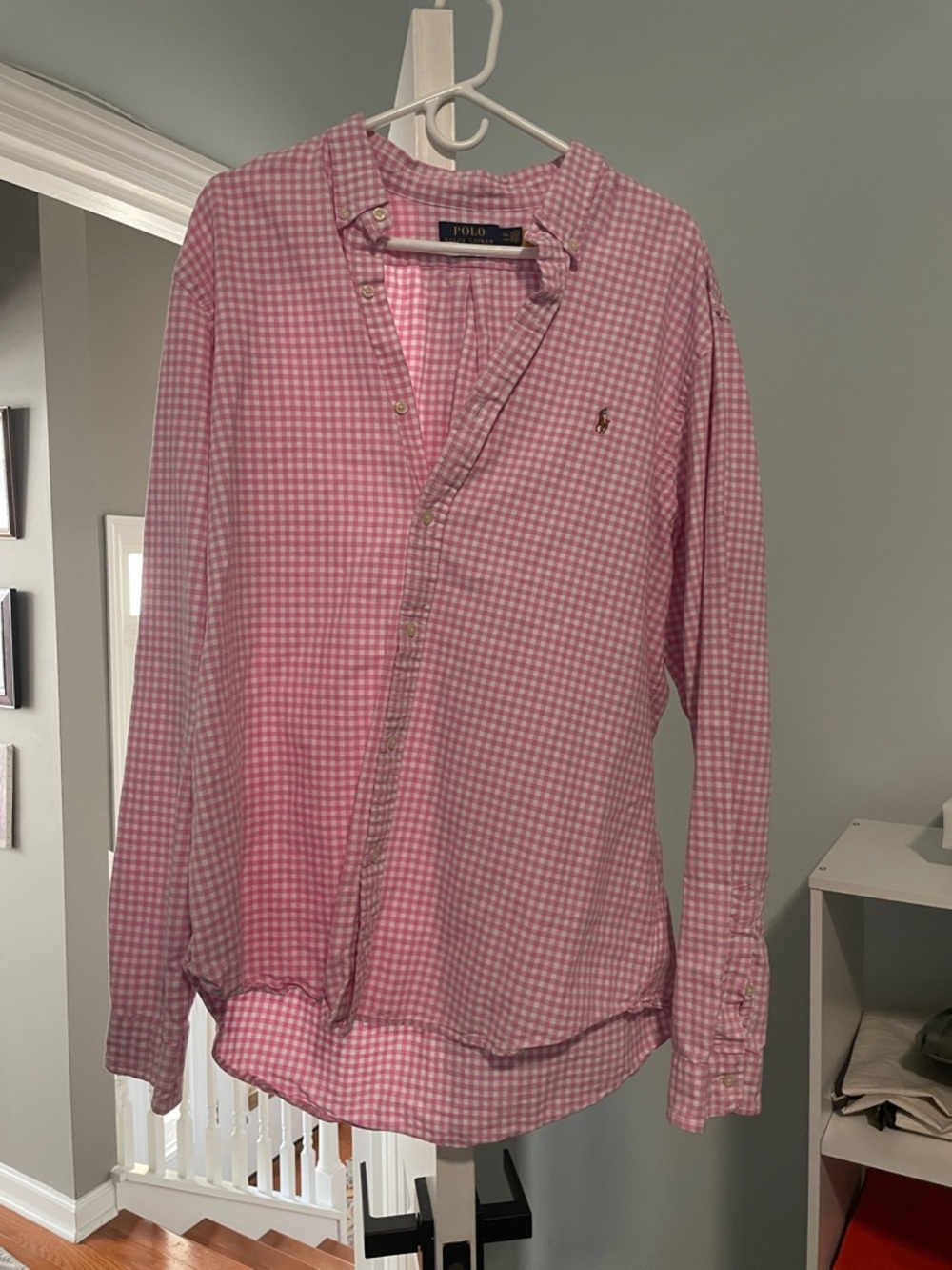 Polo by Ralph Lauren Pink Gingham Button-Down Shirt